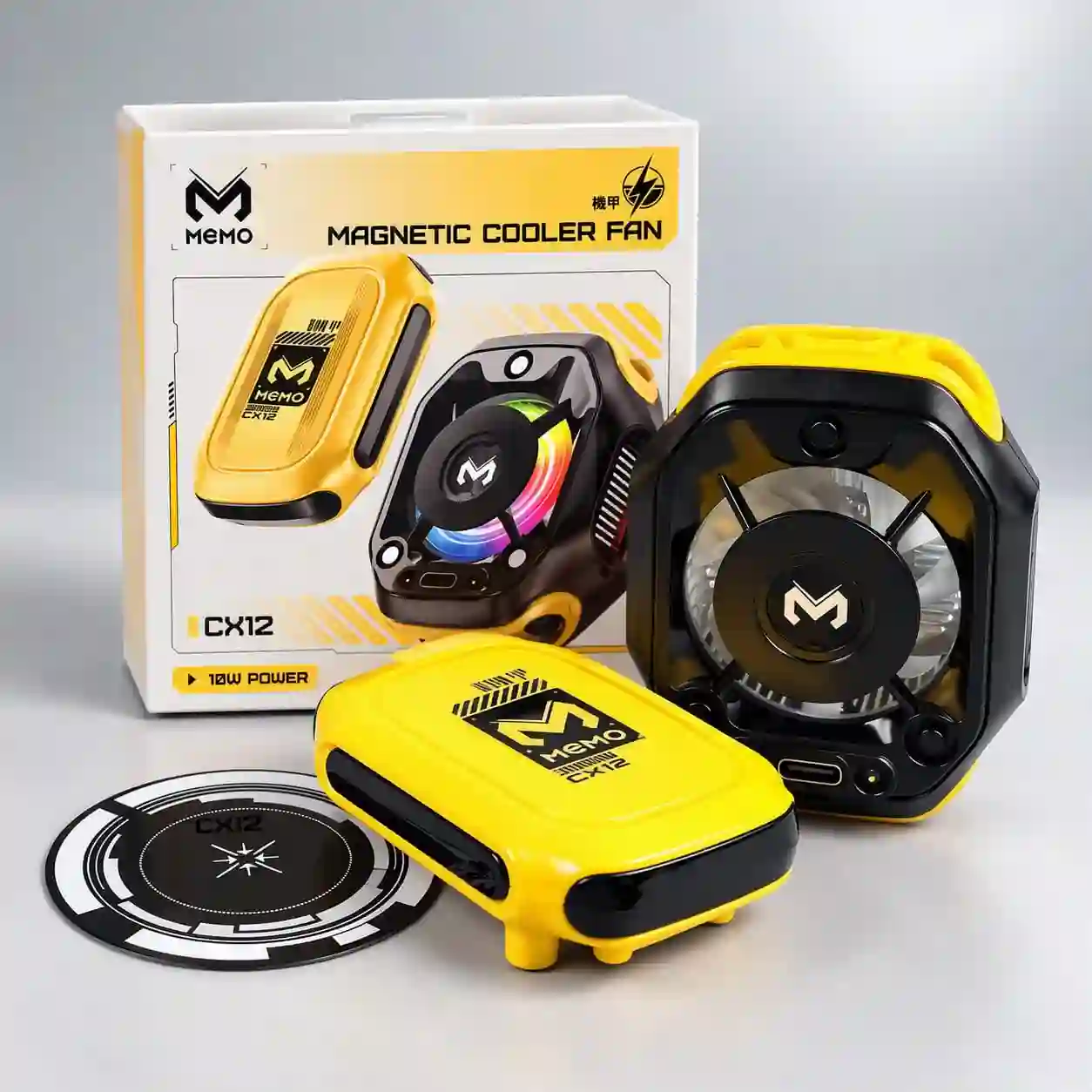 MEMO CX12 Magnetic Cooler Fan for Mobile Gaming