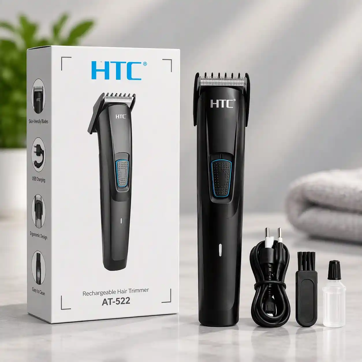HTC AT-522 Rechargeable Hair Trimmer