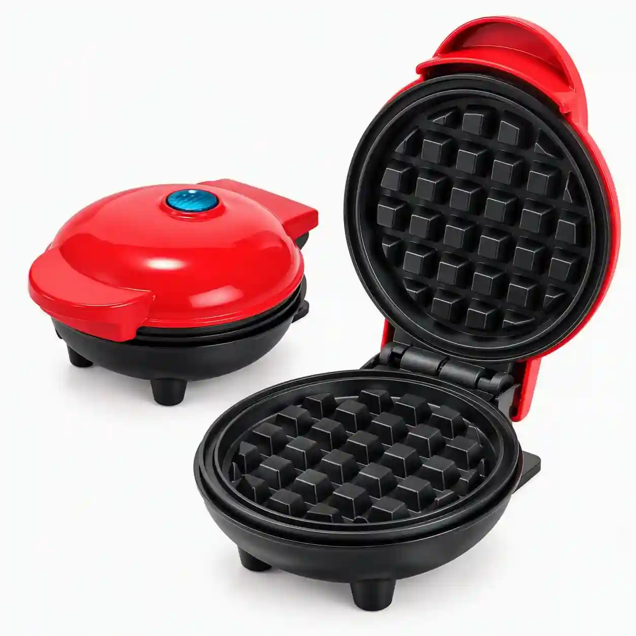 Mini Electric Waffle Maker Non-Stick Breakfast Machine - Image 2