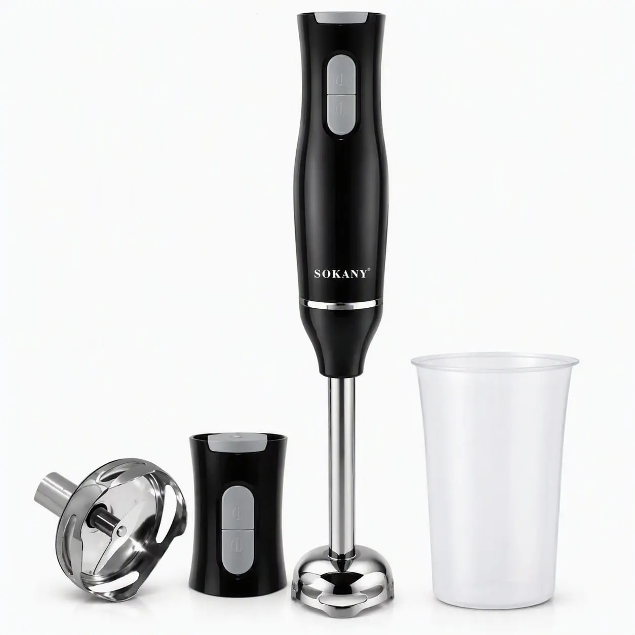OKANY SK-1718 300W Electric Hand Blender Stainless Steel Stick Blender - Image 2