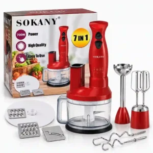 SOKANY 7 In 1 700W Multifunction Hand Blender & Food Processor
