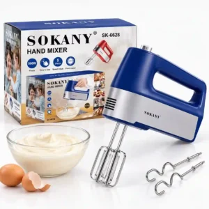 SOKANY SK-6628 500W Electric Hand Mixer with 5 Speed Control