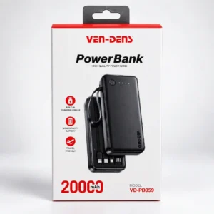 VEN-DENS 20000mAh High-Quality Power Bank