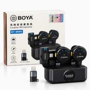 BOYA BY-MW6 Dual Wireless Lavalier Microphone