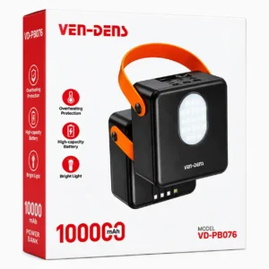 VEN-DENS 100000mAh Power Bank with LED Camping Light